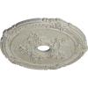 image26quotOD x 3 34quotID x 1 12quotP Attica with Rose Ceiling Medallion Fits Canopies up to 4 12quotPot of Cream Crackle Flat Finish