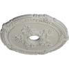 image26quotOD x 3 34quotID x 1 12quotP Attica with Rose Ceiling Medallion Fits Canopies up to 4 12quotPot of Cream Flat Finish
