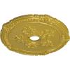 image26quotOD x 3 34quotID x 1 12quotP Attica with Rose Ceiling Medallion Fits Canopies up to 4 12quotRich Gold Metallic Series