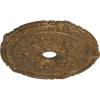 image26quotOD x 3 34quotID x 1 12quotP Attica with Rose Ceiling Medallion Fits Canopies up to 4 12quotRubbed Bronze Metallic Series