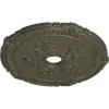 image26quotOD x 3 34quotID x 1 12quotP Attica with Rose Ceiling Medallion Fits Canopies up to 4 12quotWitch Hazel Flat Finish