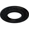 imageEkena Millwork CM08AD Andrea Ceiling Medallion 8 18quotOD x 4 18quotID x 12quotP PrimedHandPainted Jet Black