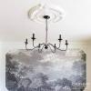 imageEkena Millwork CM08AD Andrea Ceiling Medallion 8 18quotOD x 4 18quotID x 12quotP PrimedHandPainted Silver