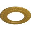 imageEkena Millwork CM10CL Claremont Ceiling Medallion 10 58quotOD x 5 34quotID x 12quotP Factory PrimedHandPainted Pharaohs Gold
