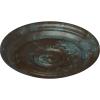 imageEkena Millwork CM12TR Traditional Ceiling Medallion Fits Canopies up to 2 34quot12quotOD x 1quotP Primed 1 eachBronze Blue Patina Metallic Series