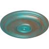 imageEkena Millwork CM12TR Traditional Ceiling Medallion Fits Canopies up to 2 34quot12quotOD x 1quotP Primed 1 eachCopper Green Patina Metallic Series
