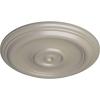 imageEkena Millwork CM12TR Traditional Ceiling Medallion Fits Canopies up to 2 34quot12quotOD x 1quotP Primed 1 eachPearl White Metallic Series