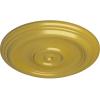 imageEkena Millwork CM12TR Traditional Ceiling Medallion Fits Canopies up to 2 34quot12quotOD x 1quotP Primed 1 eachRich Gold Metallic Series