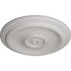 imageEkena Millwork CM12TR Traditional Ceiling Medallion Fits Canopies up to 2 34quot12quotOD x 1quotP Primed 1 eachUltra Pure White Flat Finish