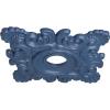 imageEkena Millwork CM18CR Crawley Ceiling Medallion 18quotW x 18quotH x 3 14quotID x 1 12quotP Factory PrimedAmericana Flat Finish