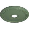 imageEkena Millwork CM18DI Diane Ceiling Medallion 18quotOD x 3 58quotID x 1 18quotP Fits Canopies up to 5 38quot Factory PrimedAthenian Green Flat Finish