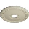 imageEkena Millwork CM18DI Diane Ceiling Medallion 18quotOD x 3 58quotID x 1 18quotP Fits Canopies up to 5 38quot Factory PrimedClear Yellow Flat Finish