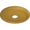 imageEkena Millwork CM18DI Diane Ceiling Medallion 18quotOD x 3 58quotID x 1 18quotP Fits Canopies up to 5 38quot Factory PrimedIridescent Gold Metallic Series