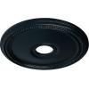 imageEkena Millwork CM18DI Diane Ceiling Medallion 18quotOD x 3 58quotID x 1 18quotP Fits Canopies up to 5 38quot Factory PrimedNight Shade Flat Finish