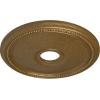 imageEkena Millwork CM18DI Diane Ceiling Medallion 18quotOD x 3 58quotID x 1 18quotP Fits Canopies up to 5 38quot Factory PrimedPale Gold Metallic Series