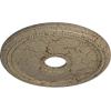 imageEkena Millwork CM18DI2 Diane Ceiling Medallion 18quotOD x 3 58quotID x 1 18quotP Fits Canopies up to 5 38quot Factory PrimedHandPainted Gobi Desert Crackle