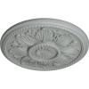 imageEkena Millwork CM18ED 18Inch OD x 5 12Inch ID x 1 34Inch Edinburgh Ceiling Medallion PrimedFactory Primed