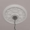 imageEkena Millwork CM18ED 18Inch OD x 5 12Inch ID x 1 34Inch Edinburgh Ceiling Medallion PrimedFactory Primed