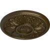 imageEkena Millwork CM18ED 18Inch OD x 5 12Inch ID x 1 34Inch Edinburgh Ceiling Medallion PrimedHandPainted Brass
