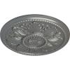 imageEkena Millwork CM18ED 18Inch OD x 5 12Inch ID x 1 34Inch Edinburgh Ceiling Medallion PrimedHandPainted Silver