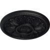 imageEkena Millwork CM18ED 18Inch OD x 5 12Inch ID x 1 34Inch Edinburgh Ceiling Medallion PrimedHandPainted Steel Gray