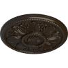 imageEkena Millwork CM18ED 18Inch OD x 5 12Inch ID x 1 34Inch Edinburgh Ceiling Medallion PrimedHandPainted Stone Hearth