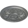 imageEkena Millwork CM18ED 18Inch OD x 5 12Inch ID x 1 34Inch Edinburgh Ceiling Medallion PrimedHandpainted Platinum