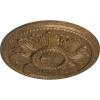 imageEkena Millwork CM18ED 18Inch OD x 5 12Inch ID x 1 34Inch Edinburgh Ceiling Medallion PrimedHandpainted Rubbed Bronze