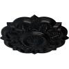 imageEkena Millwork CM20DR 20 14Inch OD x 5Inch ID x 1 12Inch P Deria Ceiling MedallionJet Black Flat Finish