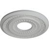imageEkena Millwork CM20LN 20 58Inch OD x 6 14Inch ID x 1 38Inch P Lauren Ceiling MedallionFrost Flat Finish