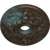 imageEkena Millwork CM21X30AL 21 14Inch W x 30 34Inch H x 1 58Inch P Alexa Ceiling MedallionBronze Blue Patina Metallic Series