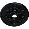 imageEkena Millwork CM21X30AL 21 14Inch W x 30 34Inch H x 1 58Inch P Alexa Ceiling MedallionJet Black Flat Finish
