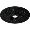 imageEkena Millwork CM23AS 23 78Inch OD x 4 18Inch ID Ashley Ceiling MedallionBlack Pearl Metallic Series