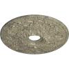 imageEkena Millwork CM23AS 23 78Inch OD x 4 18Inch ID Ashley Ceiling MedallionCastle Stone Crackle Flat Finish
