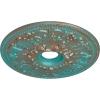 imageEkena Millwork CM23AS 23 78Inch OD x 4 18Inch ID Ashley Ceiling MedallionCopper Green Patina Metallic Series