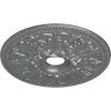 imageEkena Millwork CM23AS 23 78Inch OD x 4 18Inch ID Ashley Ceiling MedallionPlatinum Metallic Series