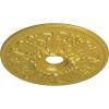 imageEkena Millwork CM23AS 23 78Inch OD x 4 18Inch ID Ashley Ceiling MedallionRich Gold Metallic Series