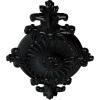 imageEkena Millwork CM23RO1 23 12quot x 12 14quot x 1 12quot Quentin Ceiling Medallion PrimedBlack Pearl Metallic Series