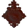imageEkena Millwork CM23RO1 23 12quot x 12 14quot x 1 12quot Quentin Ceiling Medallion PrimedBrushed Mahogany Flat Finish