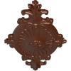 imageEkena Millwork CM23RO1 23 12quot x 12 14quot x 1 12quot Quentin Ceiling Medallion PrimedCopper Penny Metallic Series