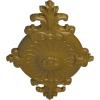 imageEkena Millwork CM23RO1 23 12quot x 12 14quot x 1 12quot Quentin Ceiling Medallion PrimedGold Rush Metallic Series