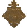 imageEkena Millwork CM23RO1 23 12quot x 12 14quot x 1 12quot Quentin Ceiling Medallion PrimedPale Gold Metallic Series