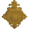 imageEkena Millwork CM23RO1 23 12quot x 12 14quot x 1 12quot Quentin Ceiling Medallion PrimedPharaohs Gold Metallic Series