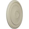 imageEkena Millwork CM24RE Traditional Reece Ceiling Medallion 24 38quotOD x 1 18quotP Fits Canopies up to 5 78quot Factory PrimedClear Yellow Flat Finish