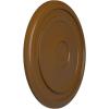 imageEkena Millwork CM24RE Traditional Reece Ceiling Medallion 24 38quotOD x 1 18quotP Fits Canopies up to 5 78quot Factory PrimedSmokey Topaz Flat Finish