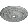 imageEkena Millwork CM30FL Flagstone Ceiling Medallion 30quotOD x 3 78quotID x 3 14quotP Fits Canopies up to 3 78quot Factory PrimedFactory Primed