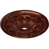 imageEkena Millwork CM30FL Flagstone Ceiling Medallion 30quotOD x 3 78quotID x 3 14quotP Fits Canopies up to 3 78quot Factory PrimedHandPainted Antique Copper