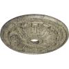 imageEkena Millwork CM30FL Flagstone Ceiling Medallion 30quotOD x 3 78quotID x 3 14quotP Fits Canopies up to 3 78quot Factory PrimedHandPainted Castle Stone Crackle