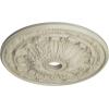 imageEkena Millwork CM30FL Flagstone Ceiling Medallion 30quotOD x 3 78quotID x 3 14quotP Fits Canopies up to 3 78quot Factory PrimedHandPainted Clear Yellow