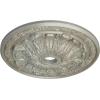 imageEkena Millwork CM30FL Flagstone Ceiling Medallion 30quotOD x 3 78quotID x 3 14quotP Fits Canopies up to 3 78quot Factory PrimedHandPainted Flash Gold